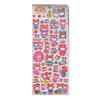 4 Pcs Cute Animal League Cartoon Foam Stickers - Adorable Rabbit, Bear & Mouse Designs, Reusable & Re-sticky, Ideal for Notebook