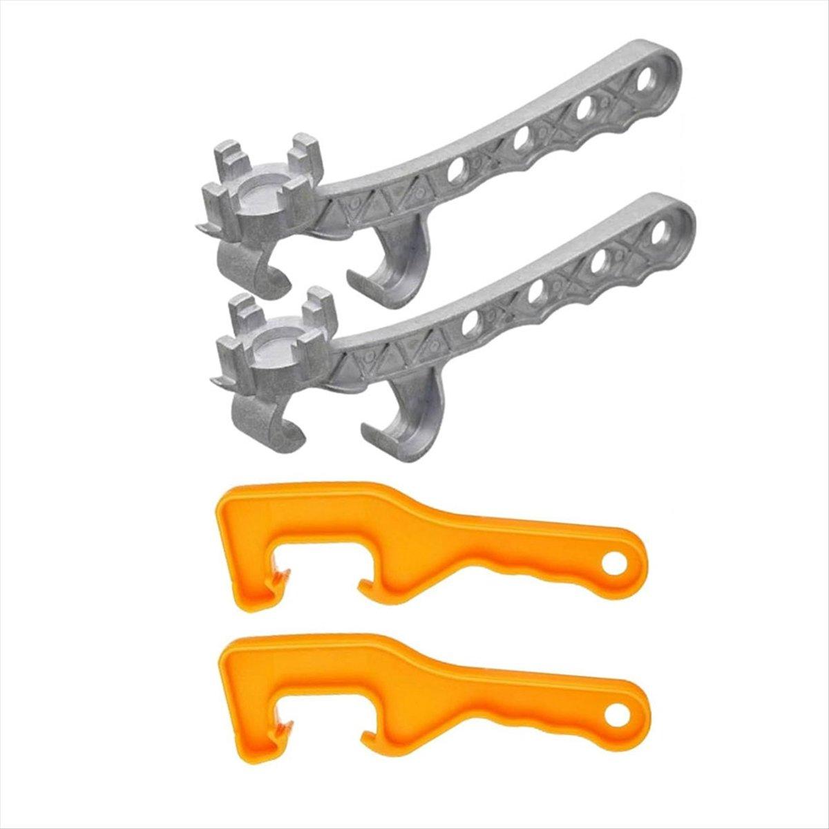 2025+ Aluminum Bucket Opener Paint Can Opener Silver Buckets Lid Wrench Metal Can Opener Lid Remover Tool for Buckets,Pails China Mainland