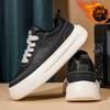 Autumn and winter velvet new trendy shoes thick baseplate shoes heightening sports and leisure shoes