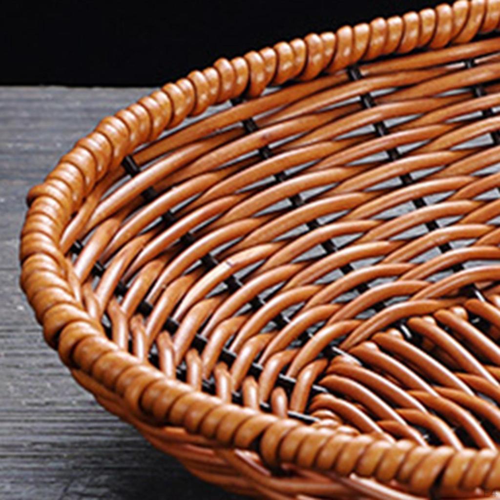 Bread Basket, Kitchen Fruit Holder, Decorative Basket Serving Tray Food Organizer for