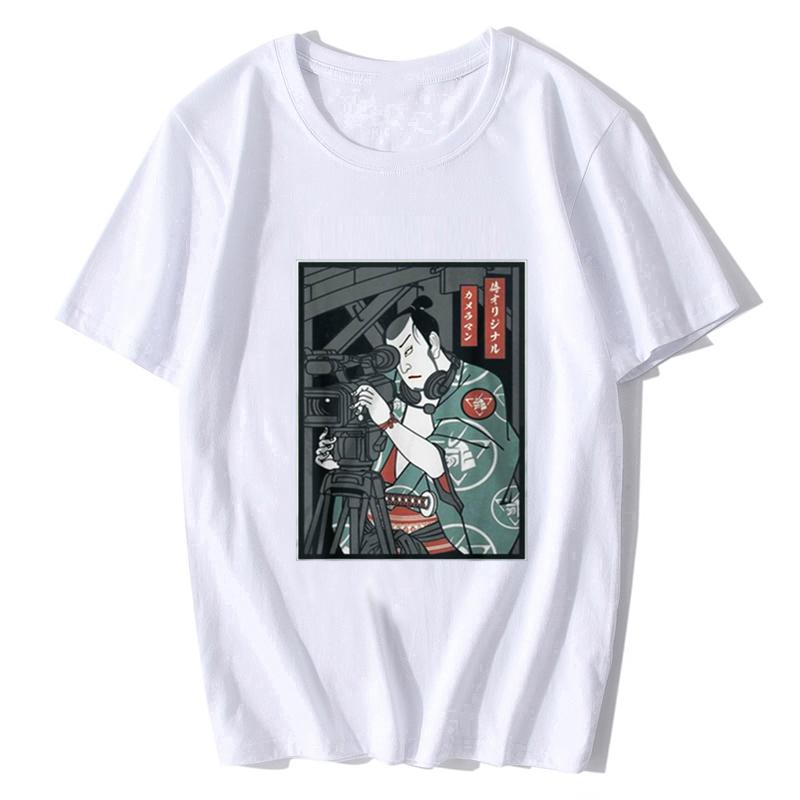 Dj Samurai Funny Black T-shirt Men T Shirt Fashion Cotton Shirts Summer O-neck Tshirt Cool Tees Tops Harajuku Fashion Streetwear
