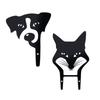 Set of 2 Garden Garden Gardening Decorative Accessories A and Cat Objects, Plates, Ornaments, (Cat B)