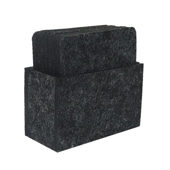 8 Stk Filtform Varme Rund Firkantet Sekskantmatte Isolert Cup Coaster Bord