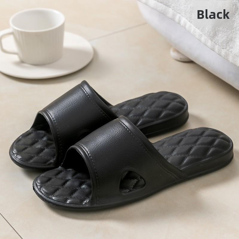 

Summer Indoor Unisex Eva Slippers With Non Slip Sole For Couples Home Use Black,36
