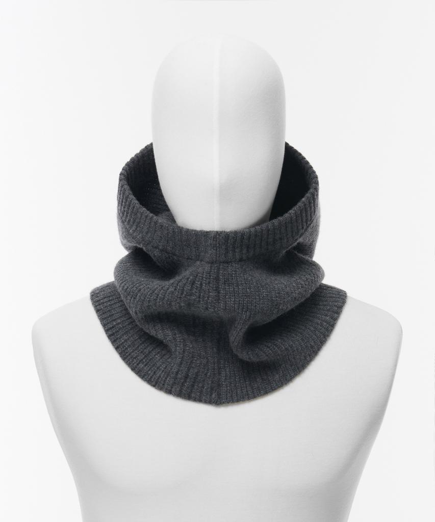 MUSINSA STANDARD Lambswool Oversized Knit Balaclava [Medium Grey]