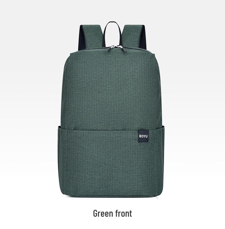 Cross-Border Weiya Lu Multi-Function Colorful Backpack: Student Schoolbag, Business Laptop Bag, Solid Color Casual Backpack.