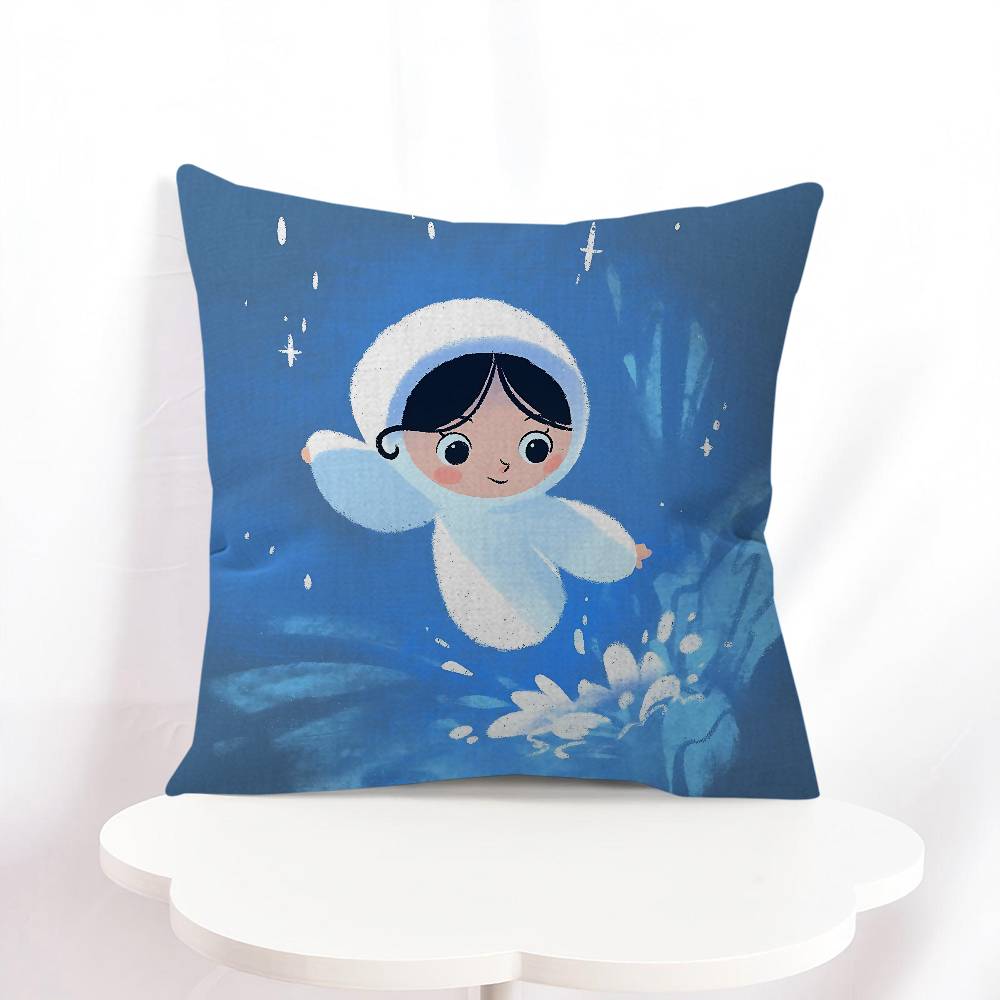 

S-Song Of The Sea 45*45cm Cushion Cover Pillow Cover Decor Pillowcase Home Pillowcase For Couch Pillow 16x16Inch
