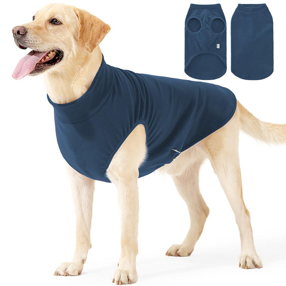 XS-3XL Dog Autumn Winter Vest Clothes Warm Fleece Pet Coat Home Wear Pet Hoodie for 4-42.5kg Medium Large Dogs Labrador Dog