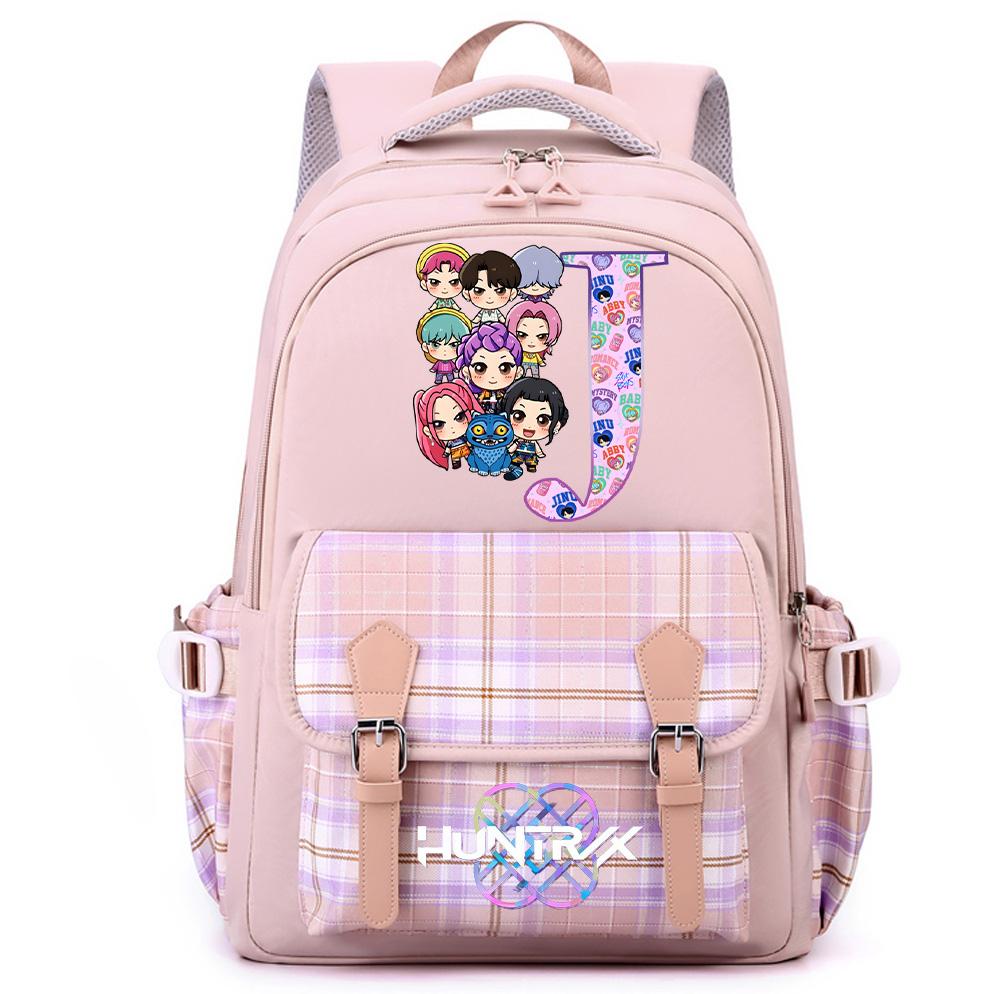 26 Liter Angielski K-Pop Nadrukowany Plecak o Dużej Pojemności dla Nastolatków Uczennic Uczniów Torba Szkolna Torba na Książki Damska Wodoodporna Torba Podróżna Mochila Prezent dla Dziecka