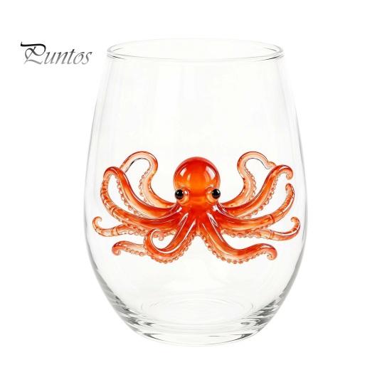 Bicchieri da Cocktail a Tema Horror Bicchiere in Vetro a Tema Halloween Gatto Nero Fantasma Teschio Zucca Dipinto a Mano Tazza da Bevanda Autunnale Vetro Senza Piombo Spettrale
