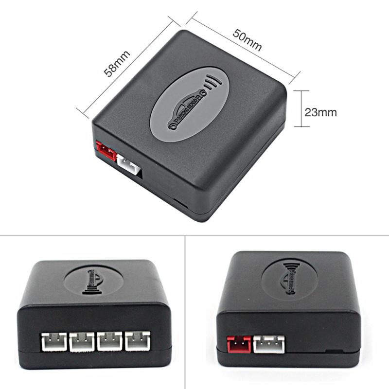 Set cu senzori de parcare cu LED pentru mașină 4 senzori 22 mm radar marșarier Pz300-x-22 Sistem de semnalizare sonoră de alertă