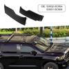ABSOPRO Nedre frontlyktforlengere Skjermforlengelsespaneler for Toyota Sequoia Svart ABS-plast (Front) 53932-0C904 53931-0C904, 2009-2018,