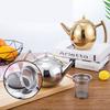 Thickened Stainless Steel Teapot with Strainer Ideal for Home Brewing Flower Tea Suitable for Induction Cooker for Cozy Teas