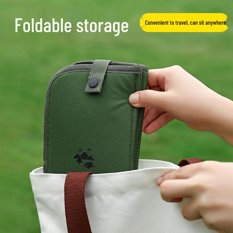 Zesílený vodotěsný přenosný skládací sedák pro venkovní akce