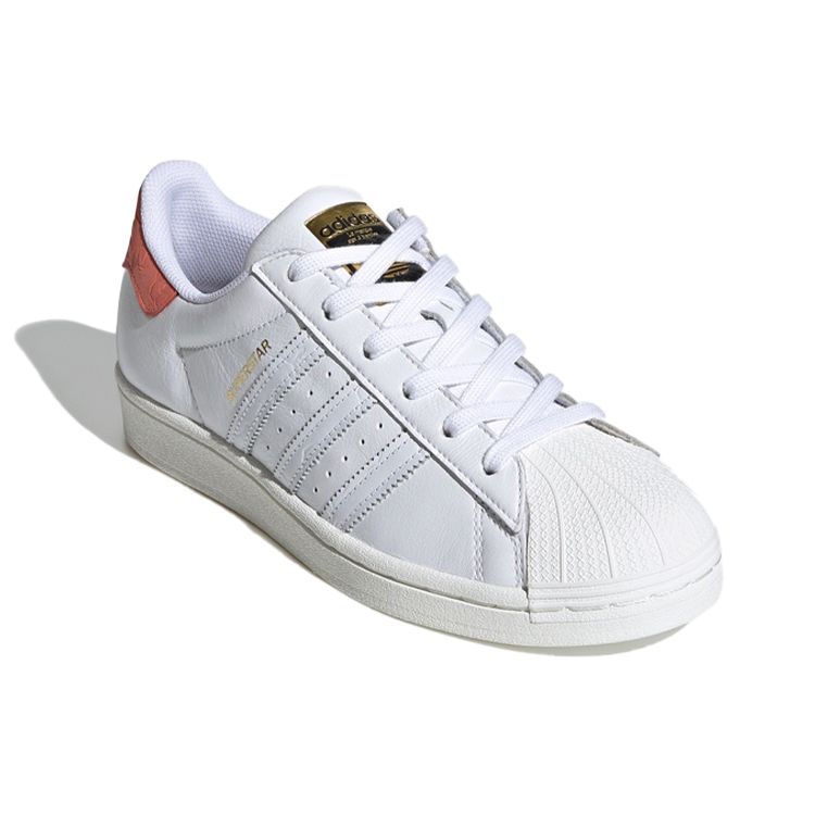 Adidas Originals Superstar Low Top Sneakers Women Sneakers White Pink FW8354