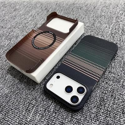 Frameless Carbon Fiber Starry Sky For Magsafe Magnetic Case For 17 Air 16 15 14 13 12 Pro Max Plus Wireless Charge Cover
