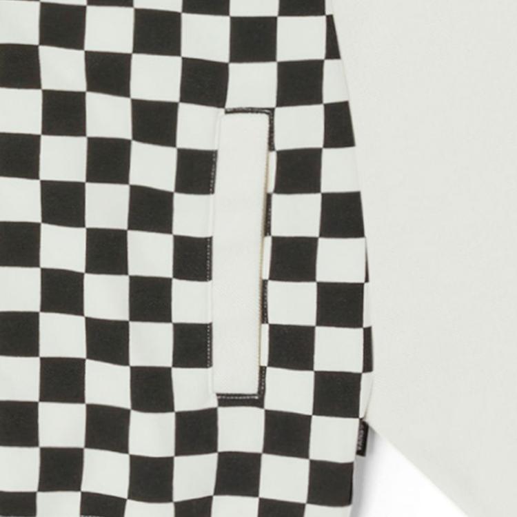 Vans American Vintage Check Print Pullover Crewneck Sweatshirt Unisex sweatshirt Off-White VN0002ENFS8