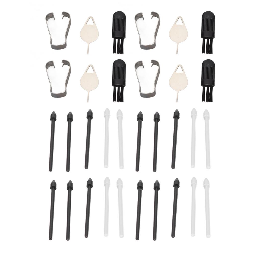 4Set Replacement Touch Stylus Tips Pen Nibs for Samsung Galaxy S22 Ultra 5G Replacement Nib Tool Set Black and Grey