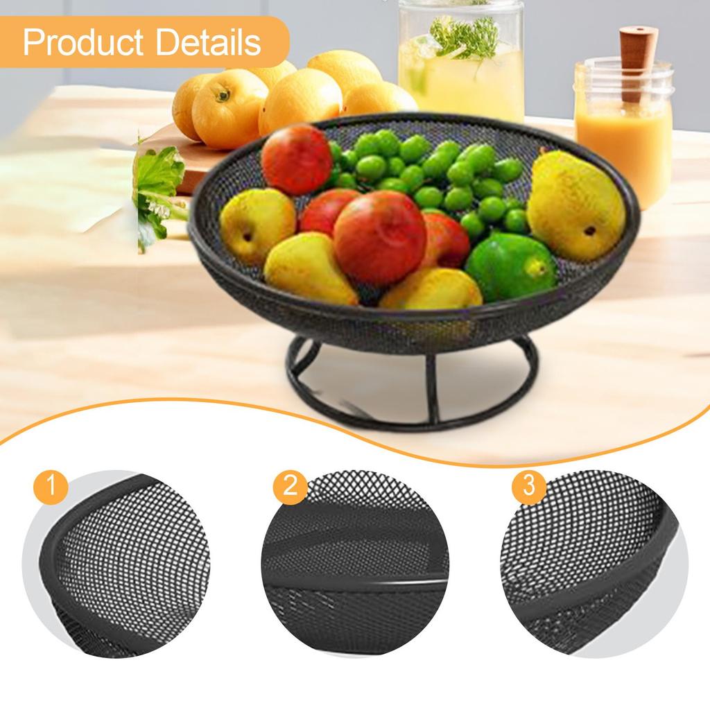 Pedestal fruit bowl basket, footed plate, dish, party organizer, serving tray,