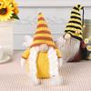 Sunflower Faceless Doll Ornament Bee Festival Knitted Plush Doll Decoration Cute Dwarf Home Fun Decoration Supplies Props New