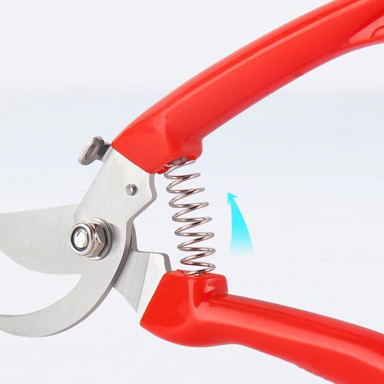 Forbici da Giardinaggio Impugnatura Antiscivolo Raccolta Frutta Acciaio Inossidabile Potatore Ramo Fiore Bonsai Attrezzo da Giardino Forniture da Giardino