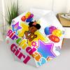 Gracie's Corner Theme Automatic Umbrella, Lightweight & Portable, 8 Rib, Perfect for Outdoor Travel, Birthdays, Christmas, Gifts.