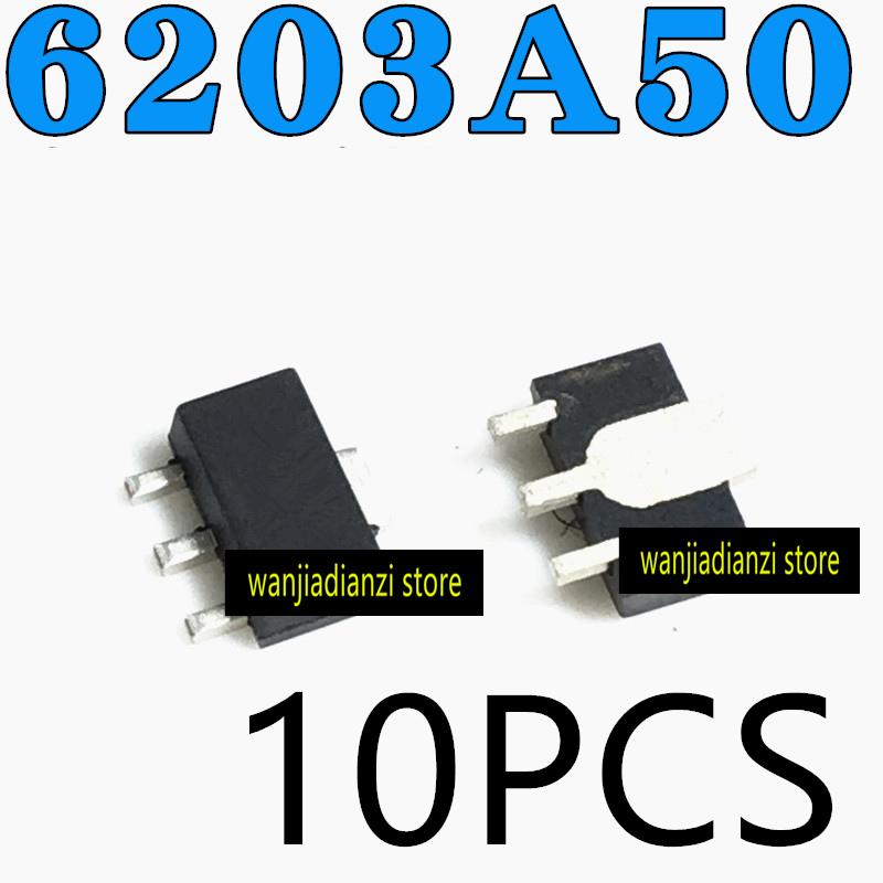 10pcs New and Original ME6203A50PG LDO Linear Regulator 5V SOT89 6203A-5.0 "Linear Output Voltage Stabilizer, 5v Patch ME6203A50