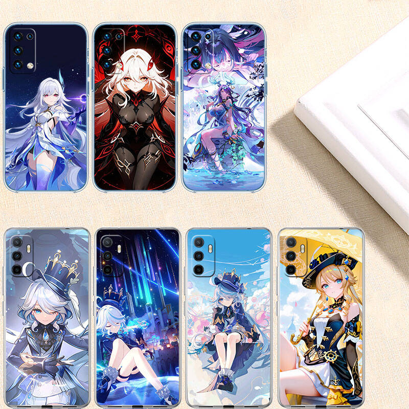 MH64 Genshin Impact Case for Motorola E7 G6 G7 G8 G9 Plus Power Play G10 G20 G04 E30 E40 E22 E20 E13 E15 G22 G23 G05 G75 G35 G55