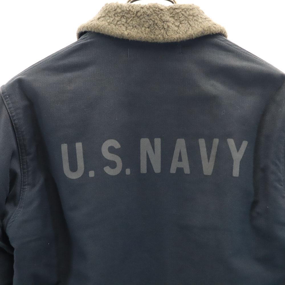 Buzz Rickson's Toyo Enterprises BR12030 Replica Nume Real Departamentul Marinei Jachetă de Punte N-1 pentru Bărbați Folosită