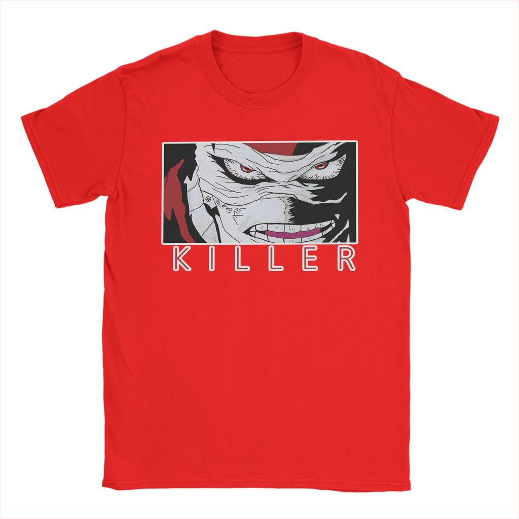 hero killer stain T Shirt for Men Cotton Hipster TShirts Crew Neck  Tees Short Sleeve Tops Plus Size