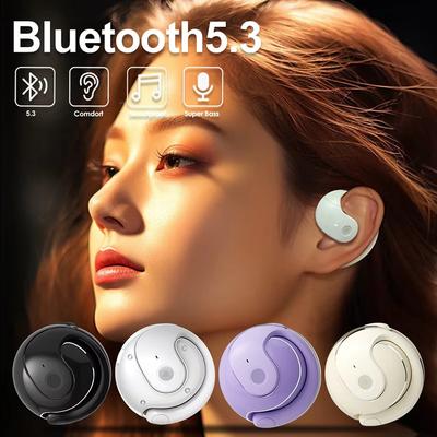 Wireless Sports Bluetooth Headphones TWS Dual Ear Sleep In Ear HiFi Mini Painless Call Noise Cancelling Thin Headphones with Mic