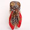 90*90Cm Square Silk Scarf Women Shawl Leopard Print Hijab Female Luxury Square Lady Muffler Bufanda Bandanna Echarpe Tie Bag