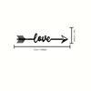 Stunning 1pc Love Metal Wall Art Decor! Fun Animal Decor for Home. Cupid's Arrow.living Room, Bathroom. Wall Decoration.