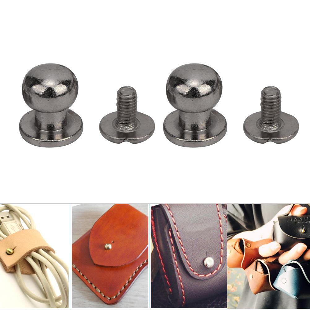 20PCS 9 X 8mm DIY Copper Rivets Round Head Nipple Nail Bag Shoes Accessories for LeatherGun Color 9