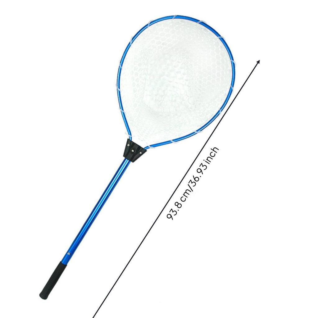 Telescopic Landing Net Portable Fishing with Silicone Bag catchFriendly Easy