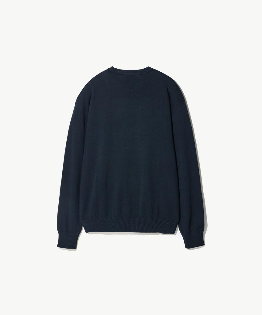 STCO Codigallery Cotton Round Knit Dark Navy (Classic Fit)_Cktwz07Ns7