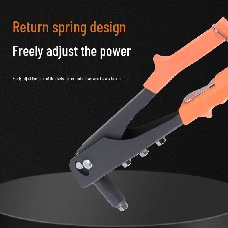 10-Inch Effort-Saving Multi-functional Rivet and Hole Punch Tool