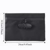Combination Lock Money Bag with Lock Canvas Security Document Bag Portable Locking Pouch  Home