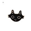 Couple Black And White Cat Enamel Pins Cartoon Cute Animal Brooches Clothes Backpack Lapel Pin Bag Metal Badge Jewelry For Lover