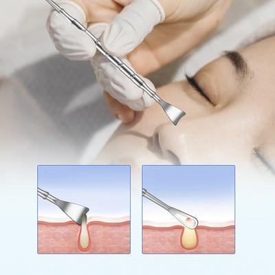 Extractor de Espinillas Herramienta para Explotar Granos Aguja para Acné Tratamiento Extracción Whitehead Popping Zit Nariz Cara Extractor de Imperfecciones Limpiador