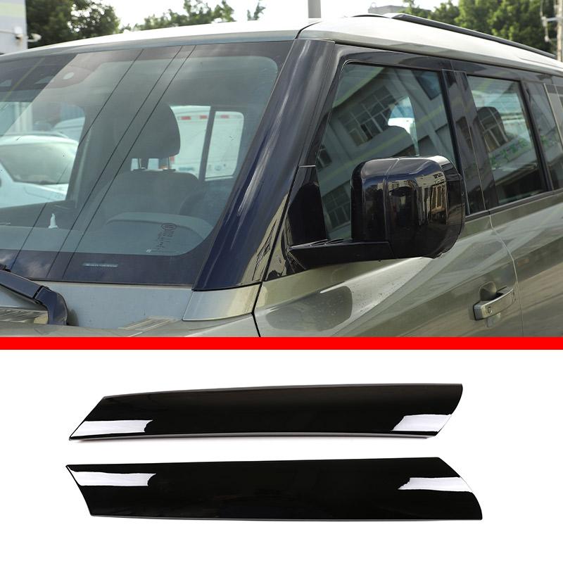 ABS Black For Land Rover Defender 90 110 2020-23 Car Interior Central Control Protection Cover Decorative Patch Car Accessories