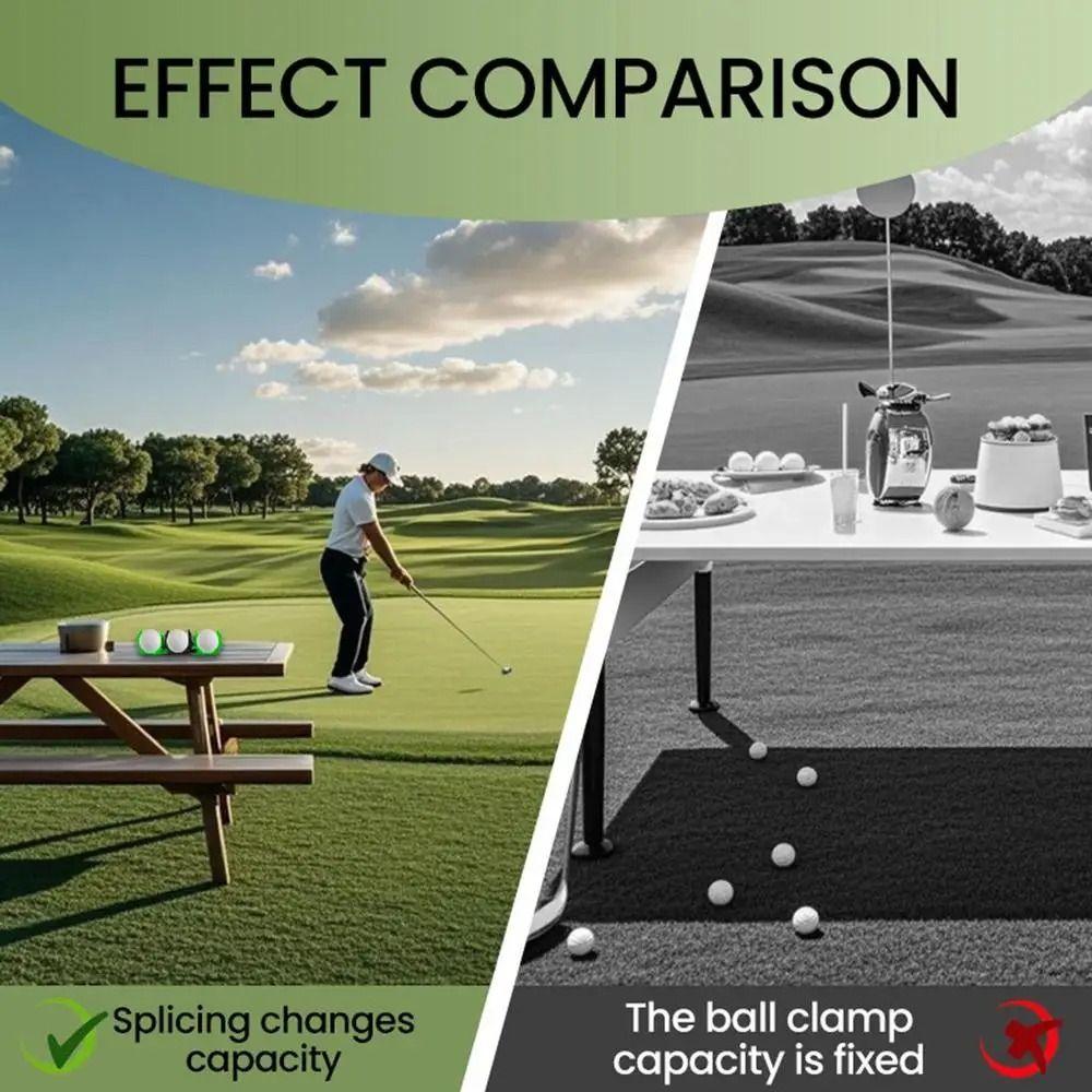 3pcs/set 3X Display Golf Ball Holder Three-ball Golf Ball Organizer Golf Ball Rack Youth