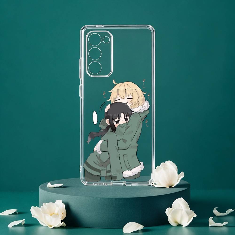 

Anime Girls Last Tour Phone Case For Samsung Galaxy S24 S25 S23 S22 S21 Plus S24 S25 Transparent Cover Case Samsung S25ULTRA