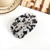 Hair Accessories Leopard Hair Claw Elliptic Shape Acetate Barrettes Acetic Acid Hair Clip  Women