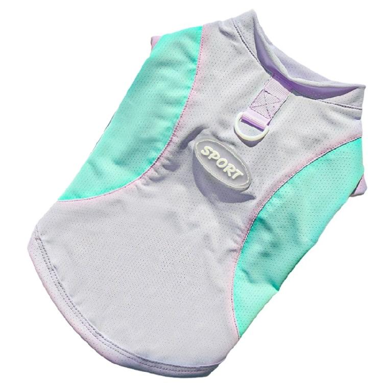 Cooling Pet Vest For Dog Cats Breathable Polyester Loose Fit Pet Clothing for Pet Outdoor Activity All Breeds Wear