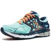 361 Mesh Cushioning Slip Resistant Coverage Moisture Wicking Low Top Running Shoes Women's Blue Green 201620121-3