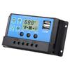 40A Blauer Regler Automatischer PWM LCD Ladecontroller PV-Systemanschluss mit Dual-USB-Ausgang