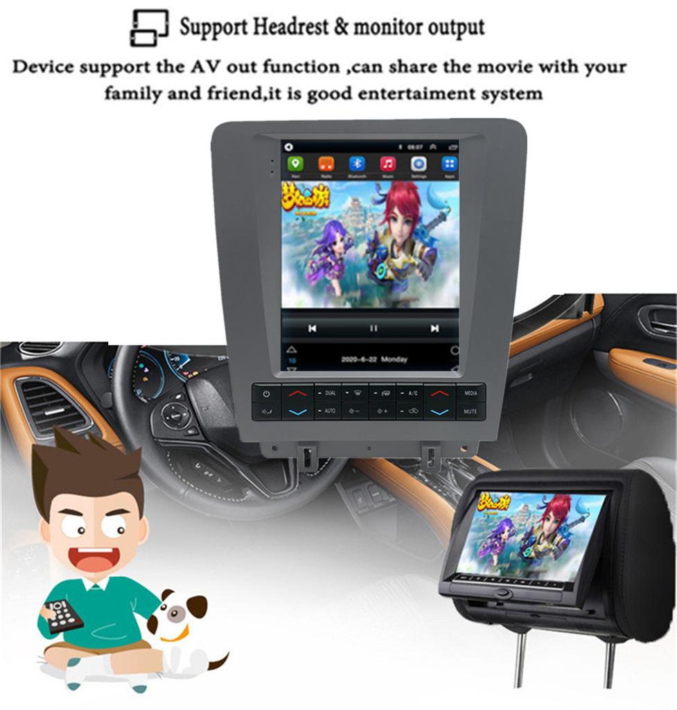 9.7'' Android 13 Carplay Car Stereo Radio Navi GPS For Ford Mustang 2010-2014