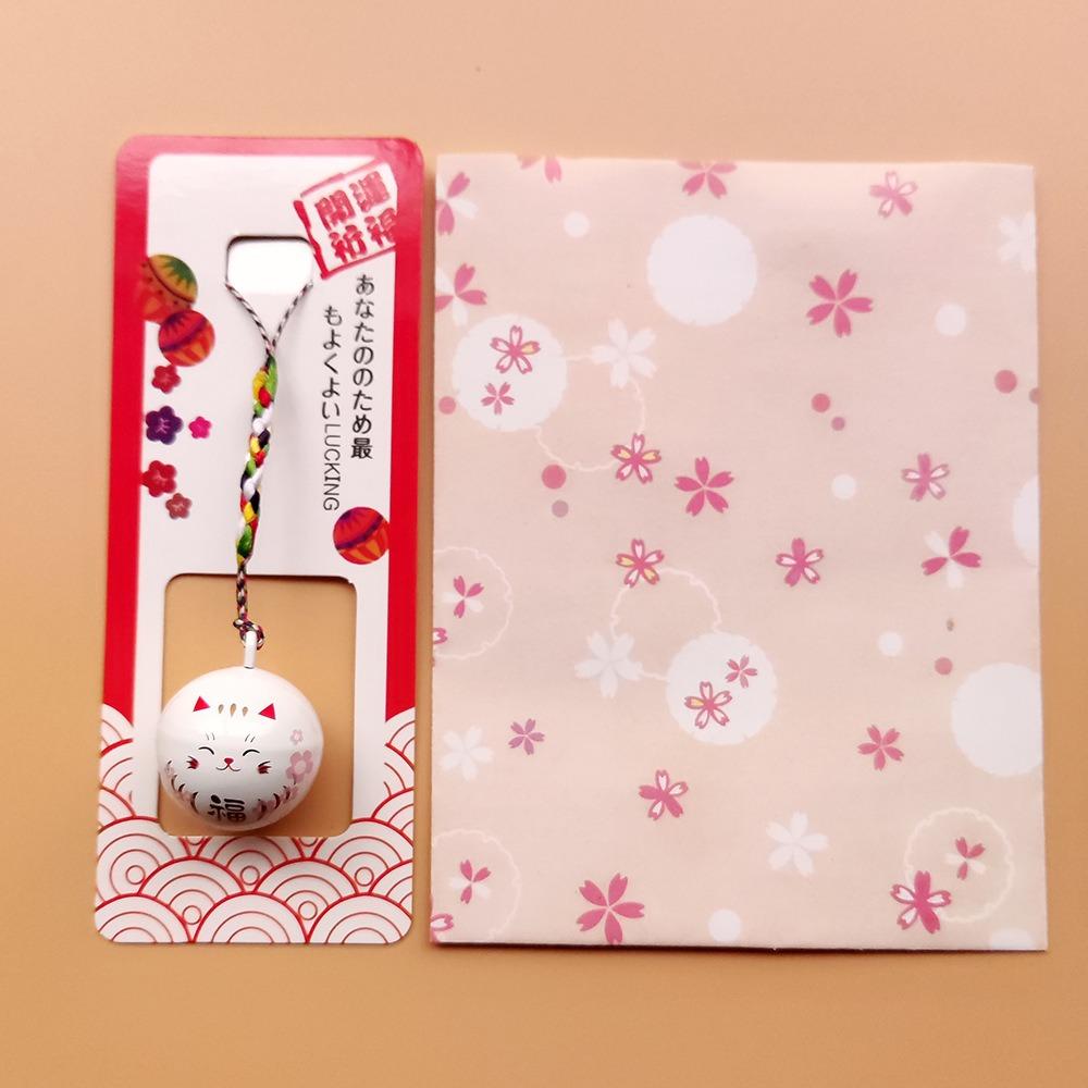 Phone Pendant Water Bells Red DIY Trinkets Keyring Bells Pendant Lucky Cat Keychains Japan Daruma