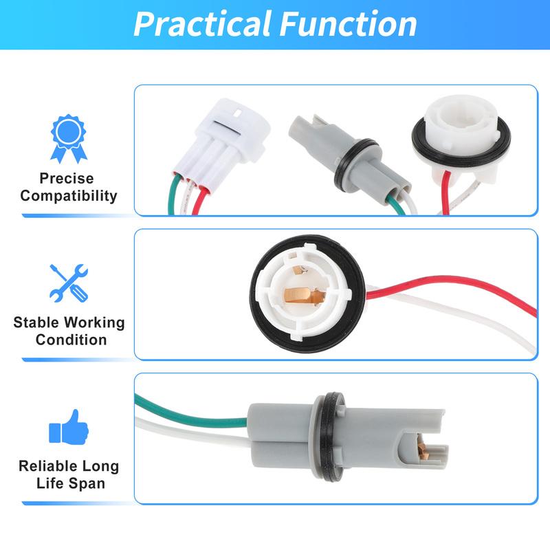 X Autohaux Headlight Bulb Socket Wiring Harness for Toyota 4Runner 2005-2009 No.8112535440